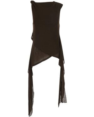 Ganni Sleeveless Tops - Black