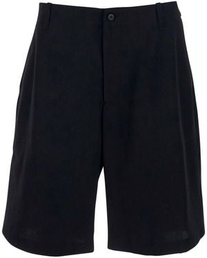 Jacquemus 'Le Short Camargue' Bermuda Trousers With Wide Leg And Belt Loops - Blue