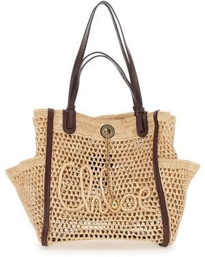 Chloé Tote Bag S906 Leather - Metallic