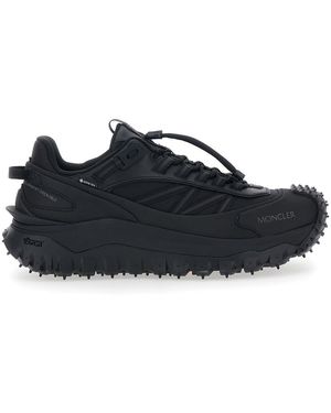 Moncler 'Trailgrip Gtx' Low Top Trainers With Logo Detail - Blue