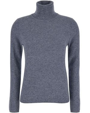 Plain Turtleneck - Blue