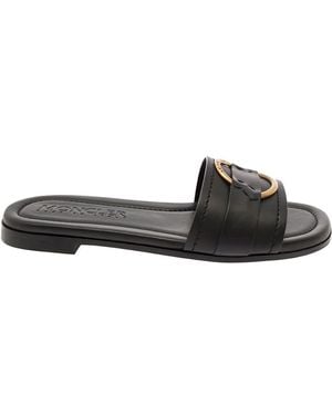 Moncler 'Bell' Slippers - Black