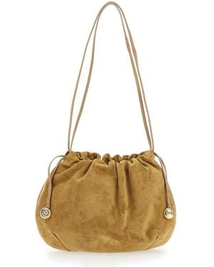 Liffner Charm Pouch Is A Leather Pouch With Zip Closure And Unis - Metallic