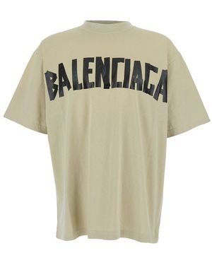 Balenciaga Medium Fit T-Shirt - White