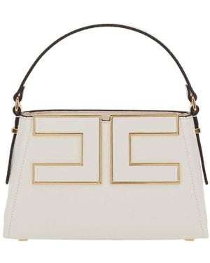 Elisabetta Franchi 'Luisa' Handbag With Metallic Logo On The Fro