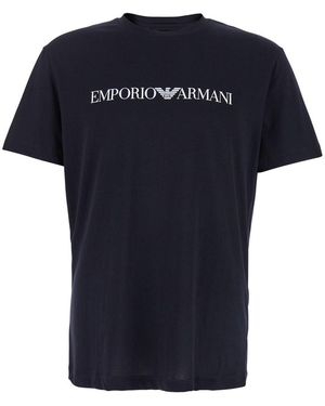 Emporio Armani Crew Neck T-Shirt - Blue