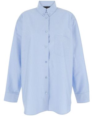 ANDAMANE Shirt With Buttons - Blue
