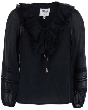DREAM CATCHER T-Shirt With Round Neck - Black