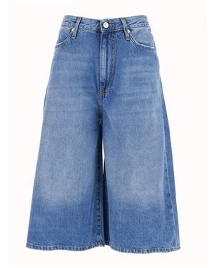 Roy Rogers Bm) Berm. Kaori Denim Tencel Ocean Denim - Blue