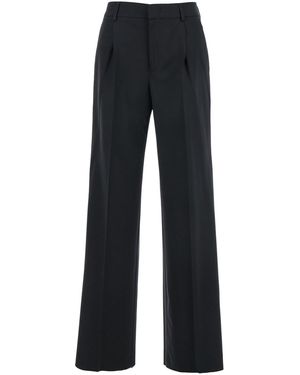 PT Torino 'Lola' Pants With High Waist And Pleated Details - Blue