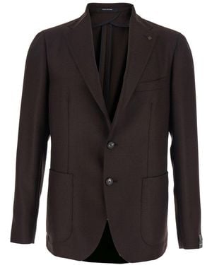 Tagliatore Giacca Monopetto Con Revers Classici - Nero