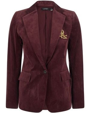 Ralph Lauren Woven-Blazer/Sport Coat - Purple