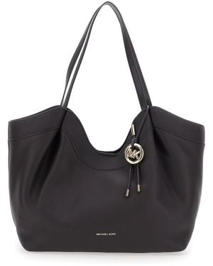 MICHAEL Michael Kors Nolita Large East West Tote Con Doppio Manico E L - Nero