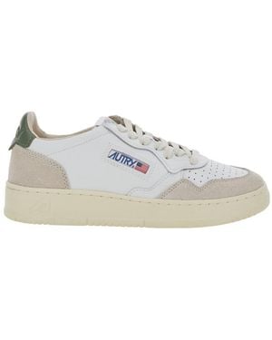 Autry Low Top Trainers Medalist Leather Trainers - White