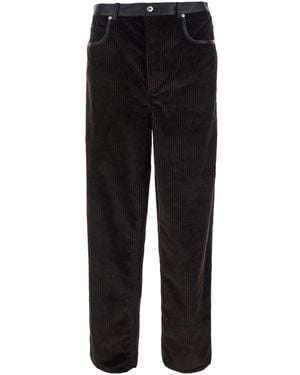 Bottega Veneta Velluto A Coste - Black
