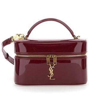 Saint Laurent Crossbody Bag With Adjustable Strap And Cassand - Purple