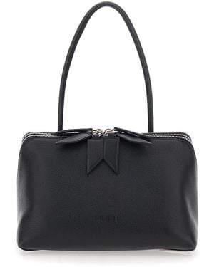 The Attico 'L'Altra Di Milano' Handbag With Compartment Design A - Black