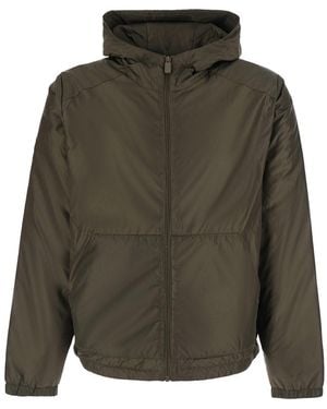 Aspesi Jacket With Front Zip Closure And Side Pockets - Green