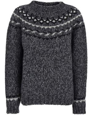 P.A.R.O.S.H. Knitted Sweater - Black