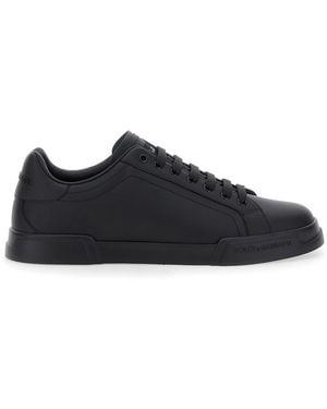Dolce & Gabbana "Portofino" Sports Shoes - Black