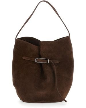 Liffner Bucket Bag With Leather Belt, 100% Leather - Brown