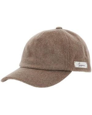 Jacquemus The Horsebit Cap Is A Cotton Visor Hat - Brown