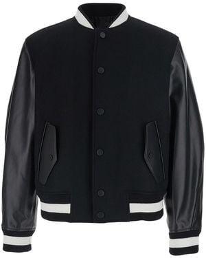 Givenchy Mix Material Blouson
Mix Material Leather - Black