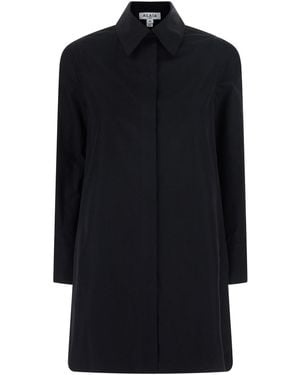 Alaïa Shirt With Pointed-Collar And A-Line Design - Blue