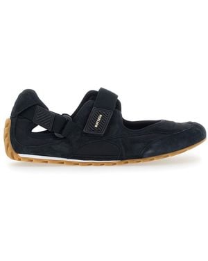 Bottega Veneta 'Orbit Flash' Trainers With Touch-Strap Closure And Logo Patch On The Strap - Black