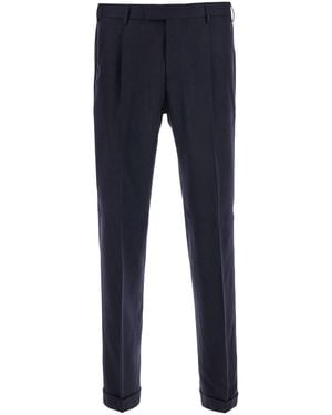 PT Torino Master Trousers With Pleats - Blue