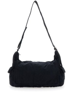 ERL Shoulder Bag With Adjustable Shoulder Strap - Black