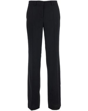 Le Plain Straight Trousers - Blue