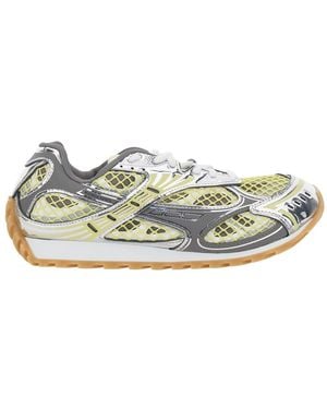 Bottega Veneta 'Orbit' Trainer With Logo Lettering Detail - Natural