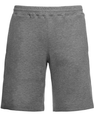 GAUDENZI Bermuda Grigi Di Cotone Con Coulisse - Grigio