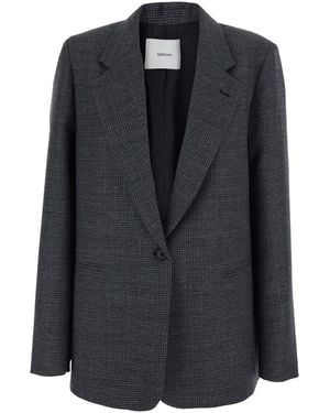 Grifoni Single Breasted Blazer - Black