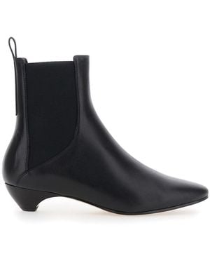 Le Monde Beryl 'Allegra Chelsea' Ankle Boots With Elastic Panels - Black