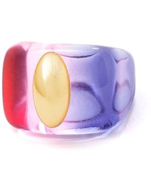 La Manso Anello disney princess in plastica la so - Bianco