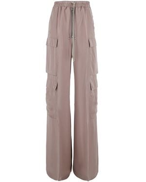 Rick Owens Cargo Pants Cargobelas Polyamide - Pink
