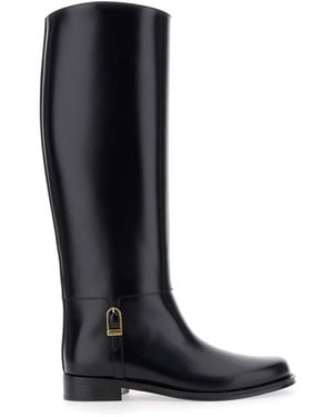 Saint Laurent Horny 25 Boots Julia - Black