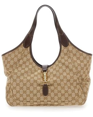 Gucci Shoulder Bag "Jackie" - Natural