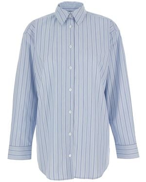 TOTEME Classic Collar Shirt Cotton - Blue