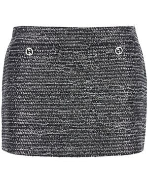 Gucci Sequin Miniskirt - Grey