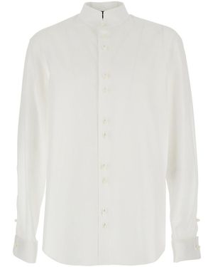Emporio Armani Regular Solid Shirt - White