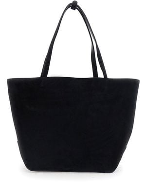 The Row Park Tote Three Edge - Black