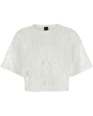 Pinko Top Damigiana Lace - White