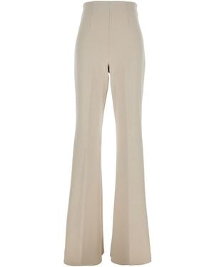 Sportmax Regular Flared Pants - Natural