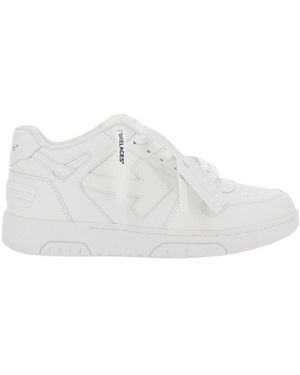 Off-White c/o Virgil Abloh 'Out Of Office' Trainers With Logo Lettering On The He - White