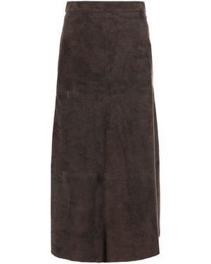 Max Mara Gonna Smmfiorire - Marrone