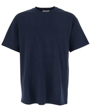 Tシャツ・カットソー Givenchy Navy Short-Sleeved T-Shirt With Logo Givenchy Short sleeve t-shirts for Men | Online Sale up to