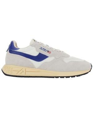 Autry 'Reelwind' Trainers With Logo Patch On The Tongue - White
